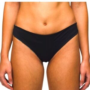 Prana Reversible Black & Multicolored Bikini Bottoms Size L NWT